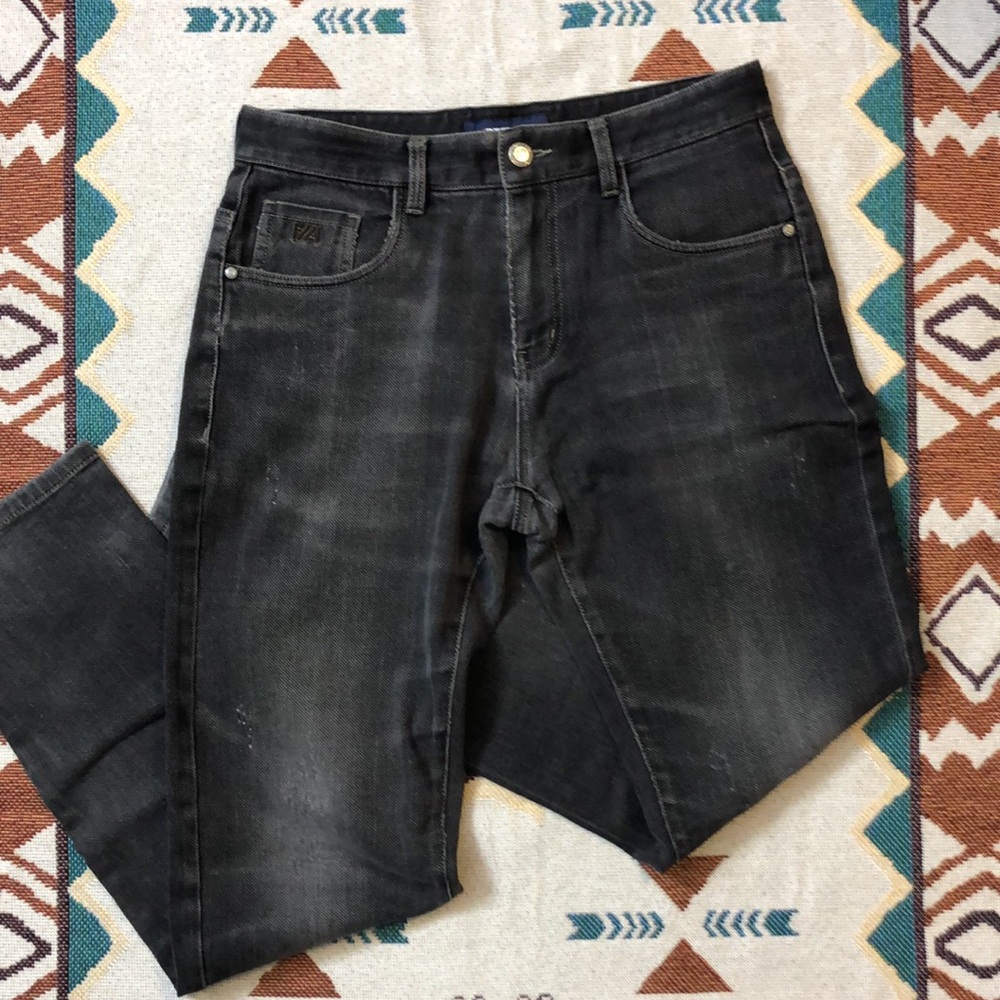 🧚🏼♀️🧚🏼♀️ Black jeans women's size 27 - Picture 2 of 4